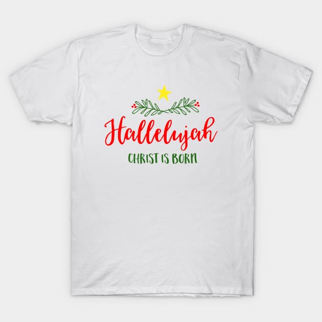 Christmas Hallelujah T-Shirt by dlinca